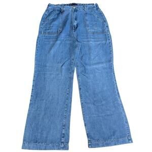 Our Republic For All Wide Leg Soft Denim Jeans Size Large High Rise